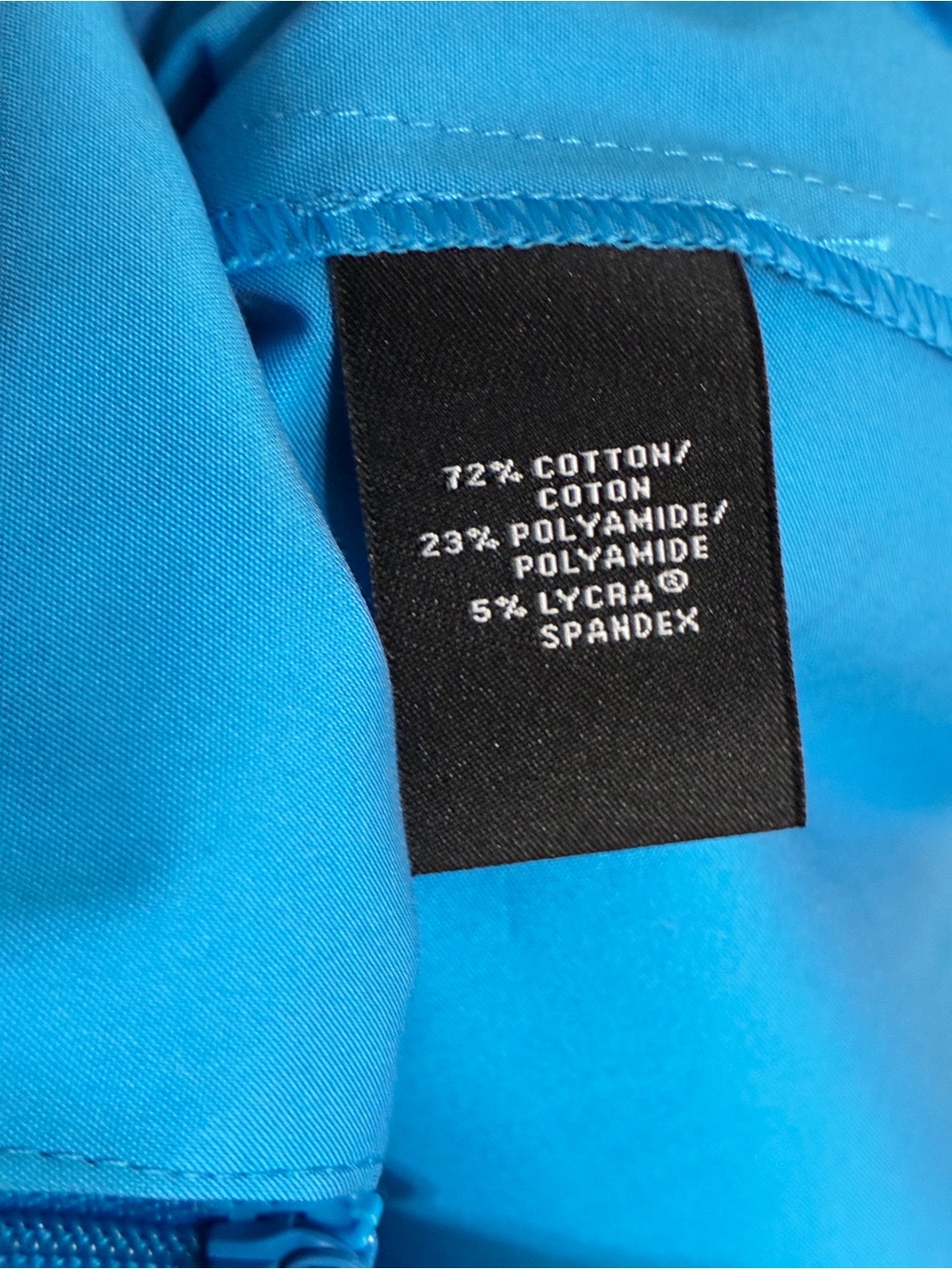 Lafayette 148 Size 10 Full Zip Teal Blue Midi Shirt Dress - Picture 11 of 12